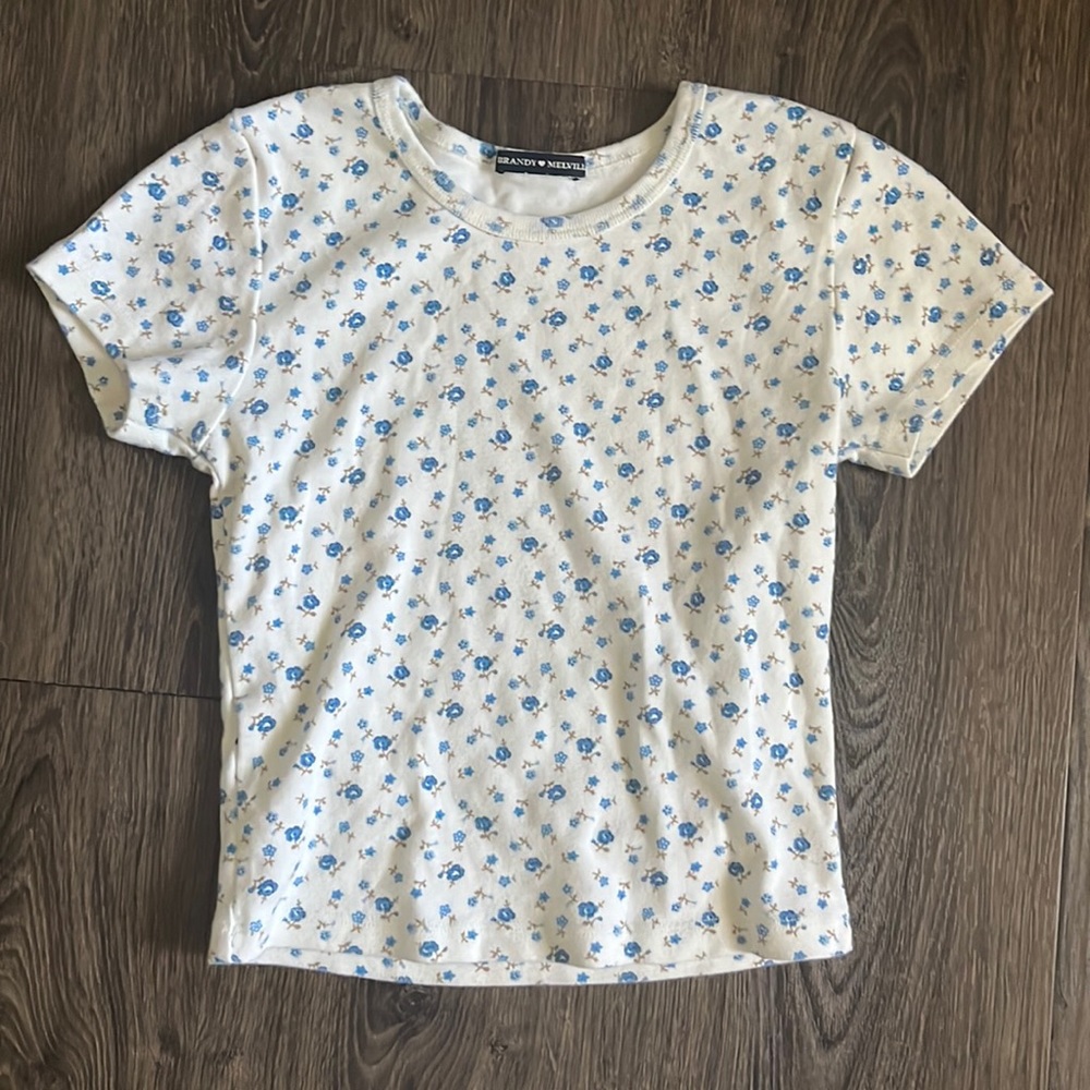 Blue Flower Top